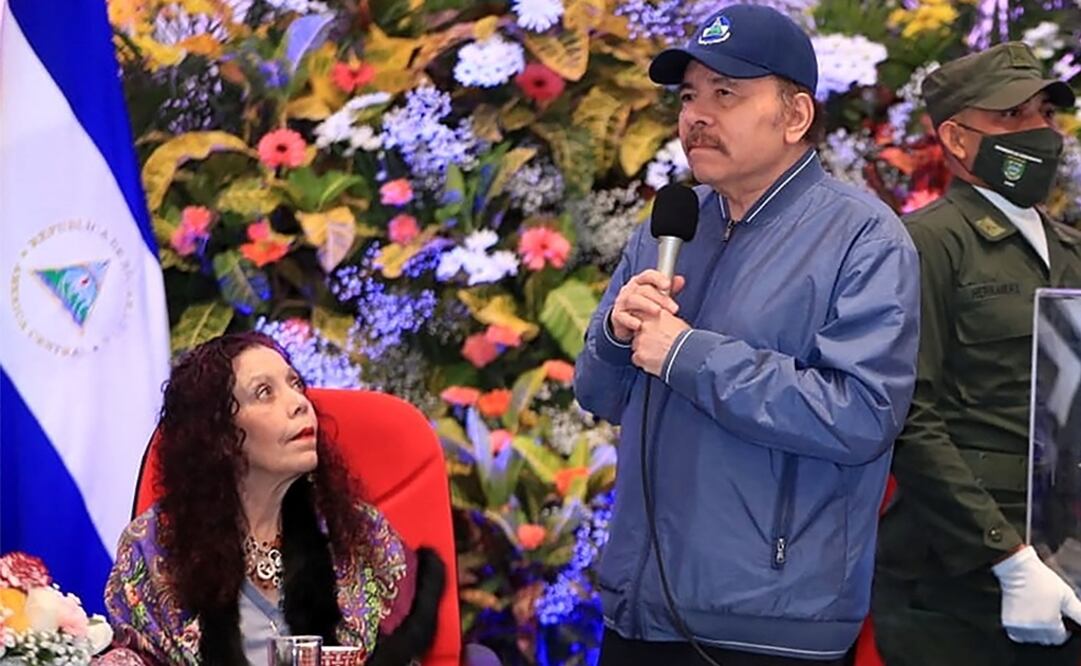 Presidencia de Nicaragua que muestra al presidente de Nicaragua, Daniel Ortega. Foto: AFP