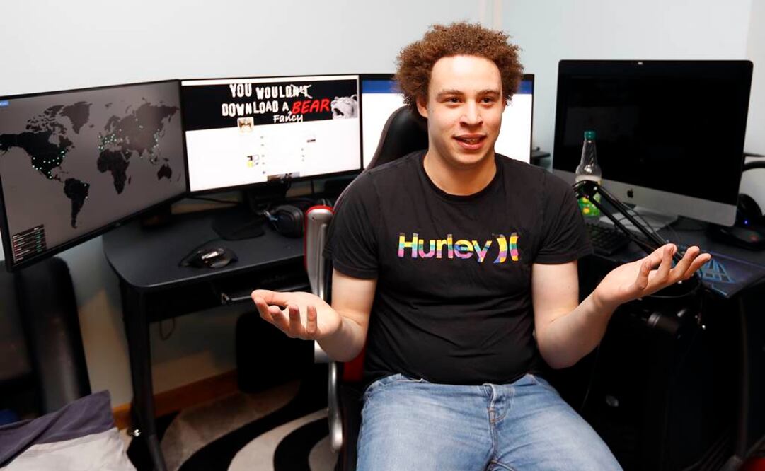 Marcus Hutchins, el británico de 22 años al que se le atribuye haber frenado el ciberataque de WannaCry. Foto: Ap