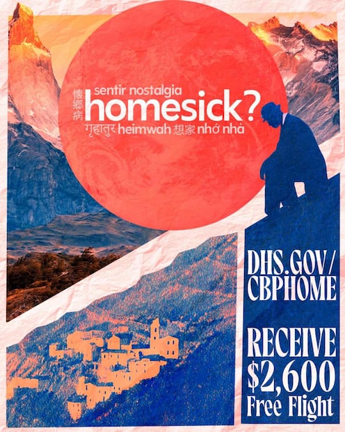 La Embajada de EU en México ofrece la autodeportación vía CBP Home como “cura para la nostalgia”. Foto: X @USEmbassyMEX