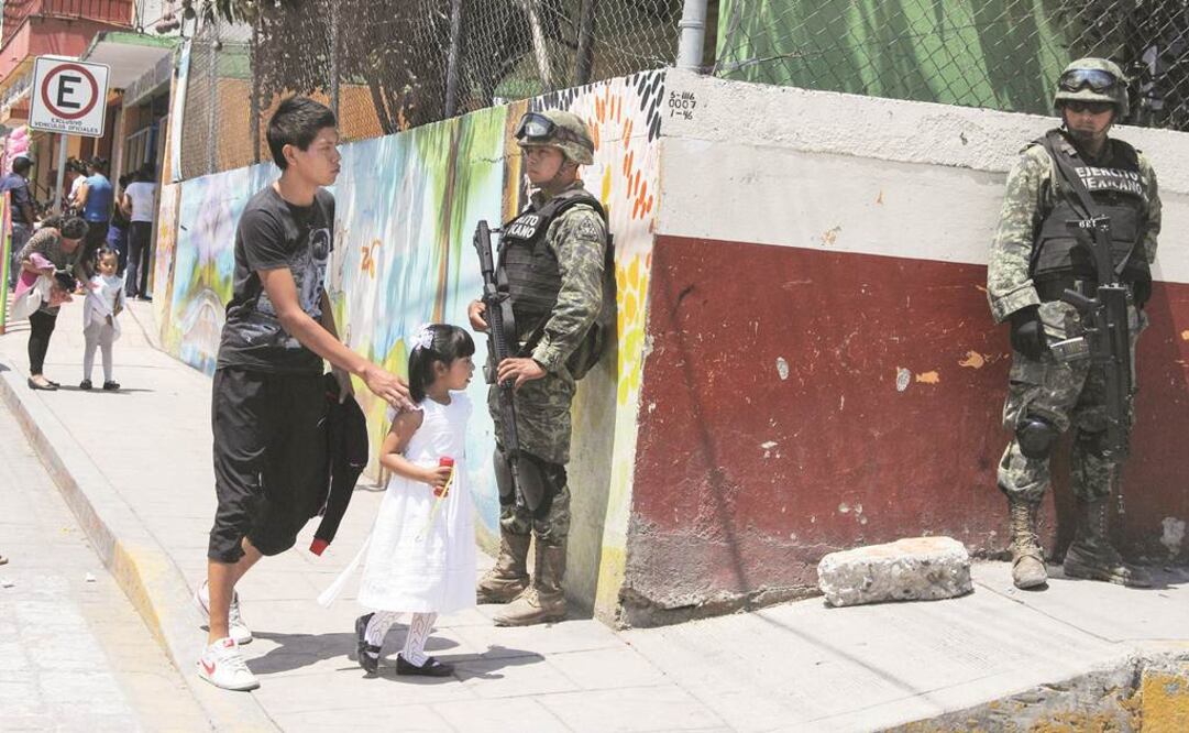 Pese al resguardo de fuerzas armadas, persiste el clima de tensión entre la población en el municipio.