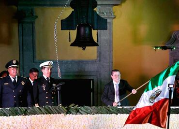 Giovani Gutiérrez encabeza el grito de independencia de Coyoacán en el Palacio de Cortés