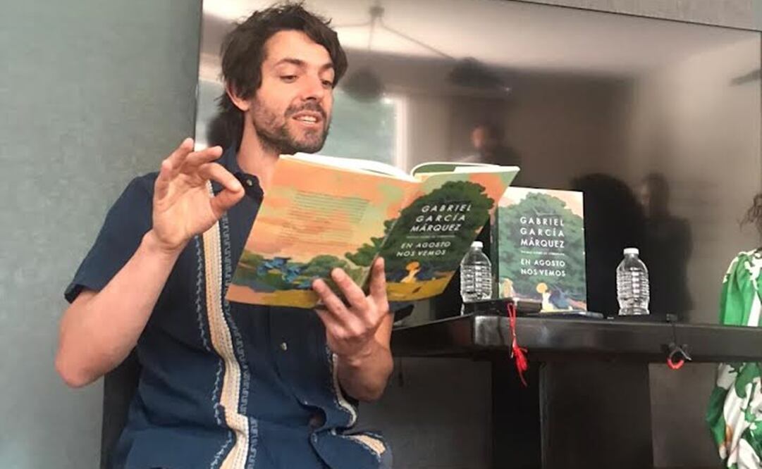 El actor participó en una lectura de fragmentos de la obra, realizada  esta mañana en la Casa Estudio Cien años de soledad. Foto: Carolina López/ EL UNIVERSAL.