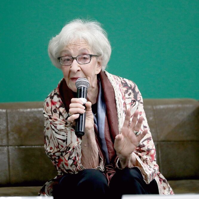 Reconocimiento. La poeta uruguaya Ida Vitale, quien recibió el Premio FIL de Literatura en Lenguas Romances. JUAN BOITES. EL UNIVERSAL
