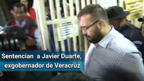 Javier Duarte recibe 9 años de sentencia