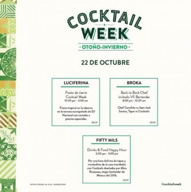 Lánzate este fin de semana a Cocktail Week