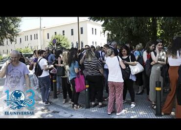 Se registra sismo de 5.1 en Atenas, el primero en 20 años