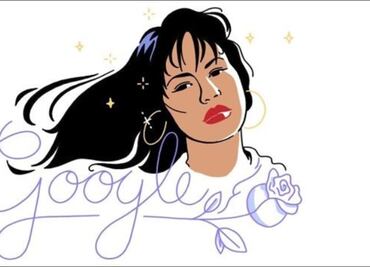 Google recuerda a Selena Quintanilla con doodle musical