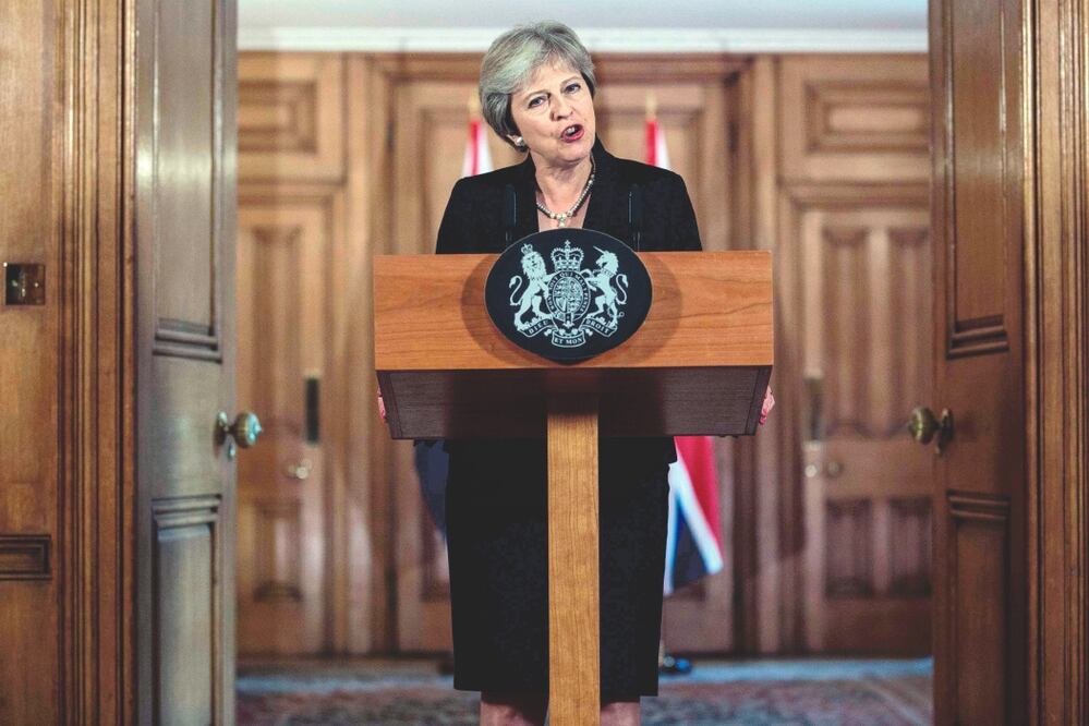 La premier Theresa May insistió en que prefiere abandonar la UE sin un pacto el próximo 29 de marzo que hacerlo con un “mal acuerdo”. (AFP)