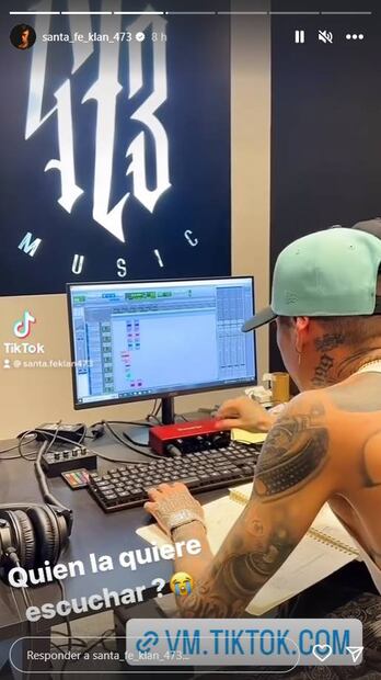 Santa Fe Klan comparte canción de desamor tras ¿truene con Maya Nazor?