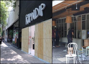 Tras protesta anti gentrificación, restaurantes vandalizados continúan cerrados; están en proceso de reparación de daños