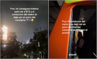 “¡El conductor es ARMY!”; chofer del Metro de CDMX detiene marcha de tren para dejar ver show de BTS en Estadio GNP Seguros