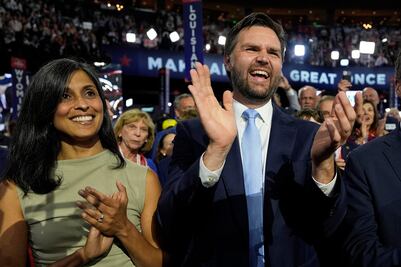 ¿Quién es Usha Vance, la esposa del candidato vicepresidencial republicano J.D. Vance?