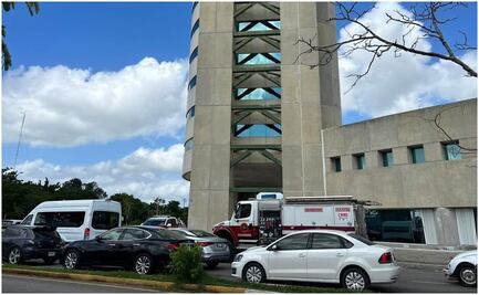 Reportan conato de incendio en torre Banamex de Mérida, Yucatán; evacúan a empleados