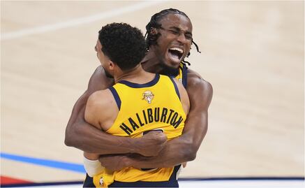 Pacers golpean primero en las Finales de la NBA; Haliburton lidera a Indiana en triunfo clave en el Juego 1