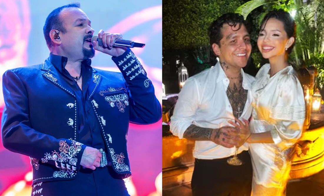 Pepe Aguilar estrenó el 26 de septiembre la canción "Cuídamela bien", dedicada a la nueva vida de casada de su hija menor Ángela Aguilar.
Fotos: Instagram