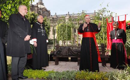 Cardenal inaugura réplica de la estatua “Jesús Sin Hogar” en la Catedral