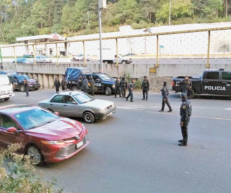 La SSC informó que también hay varios puntos itinerantes en los límites con otras entidades federativas. ESPECIAL