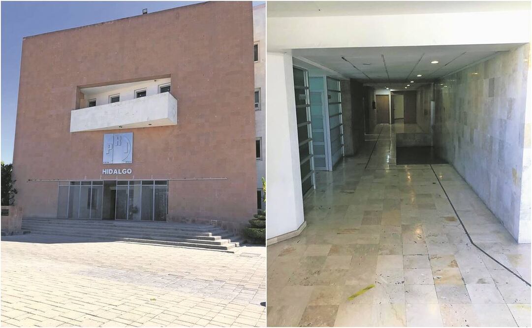Luego de la renuncia de legisladores y dirigentes a su militancia priista, sus oficinas en Hidalgo lucieron vacías. Foto: