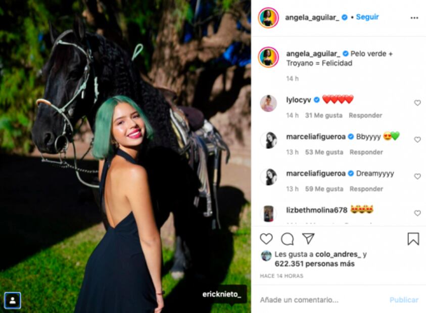 Ángela Aguilar aparece en Instagram con un cambio de look inesperado