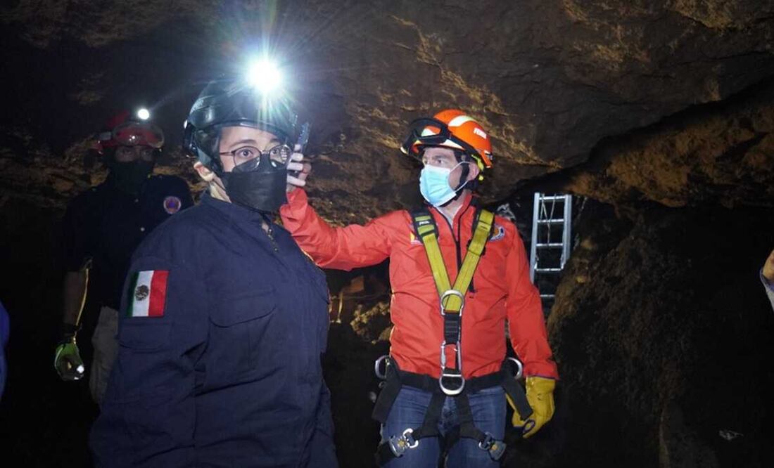 La Alcaldía Miguel Hidalgo informó sobre el hallazgo de una mina en la colonia Tacubaya. Foto: Especial