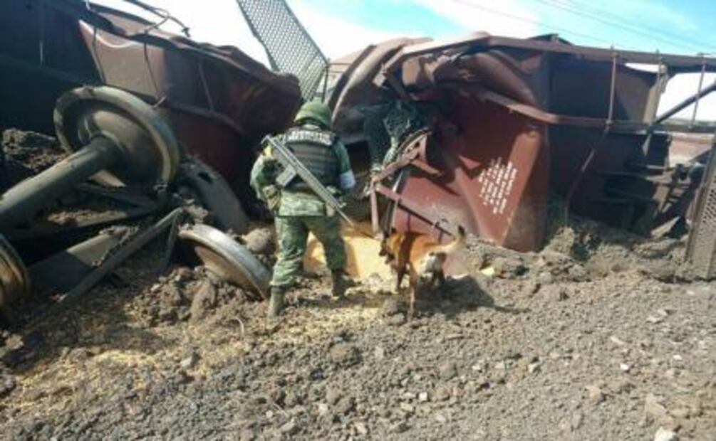Descarrilan 27 vagones de tren en Fresnillo, Zacatecas