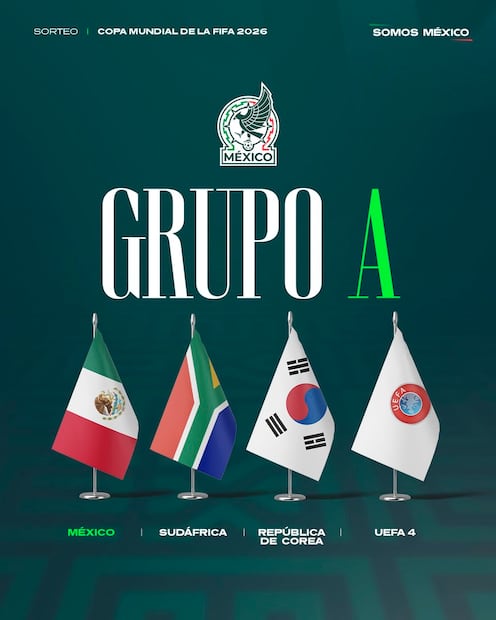 Grupo de la Selección Mexicana en el Mundial 2026 / FOTO: @miseleccionmx