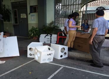 Con retrasos, se instalan casillas en Culiacán