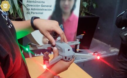 Arrestan a hombre que volaba dron sobre sede de la secretaría de Seguridad Ciudadana en la Cuauhtémoc