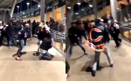 Con golpiza, aficionados desatan la violencia en la NFL