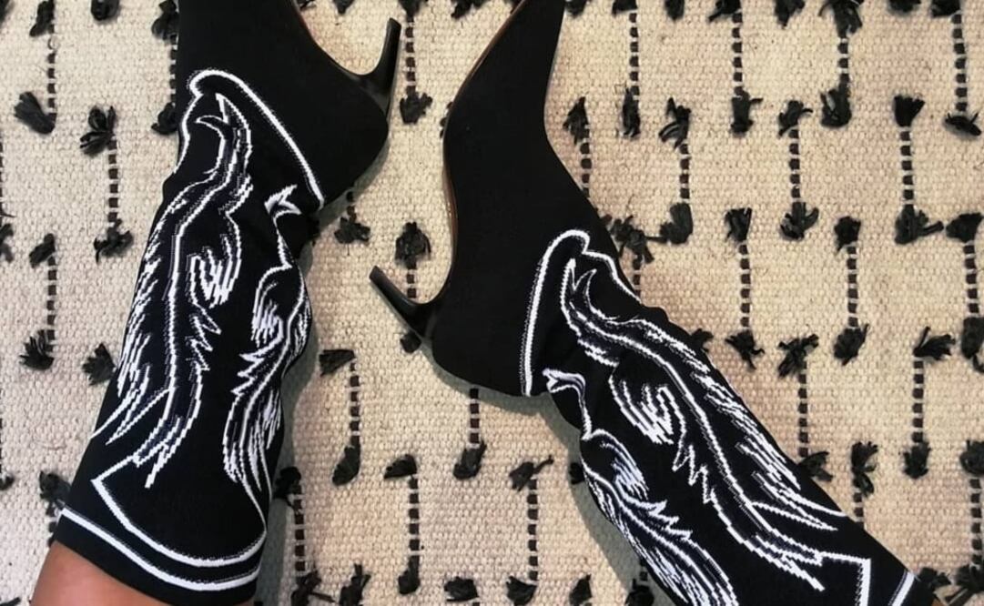 Las botas vaqueras son lo más 'in' para este otoño. Foto: Instagram gina_ortegah