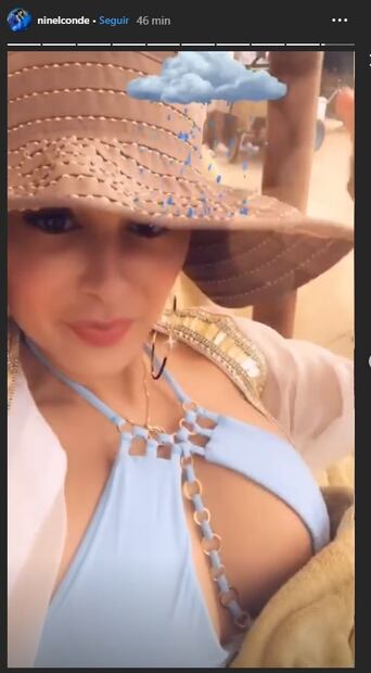 Ninel Conde enciende en redes sociales con fotos y videos en traje de baño