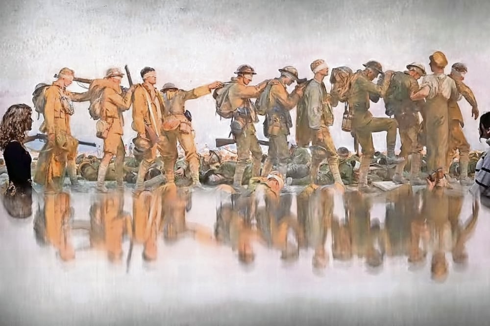 Los restauradores del museo inglés han trabajado durante dos años para recuperar la profundidad, detalles y múltiples significados de la obra. Foto: Justin Tall / AFP