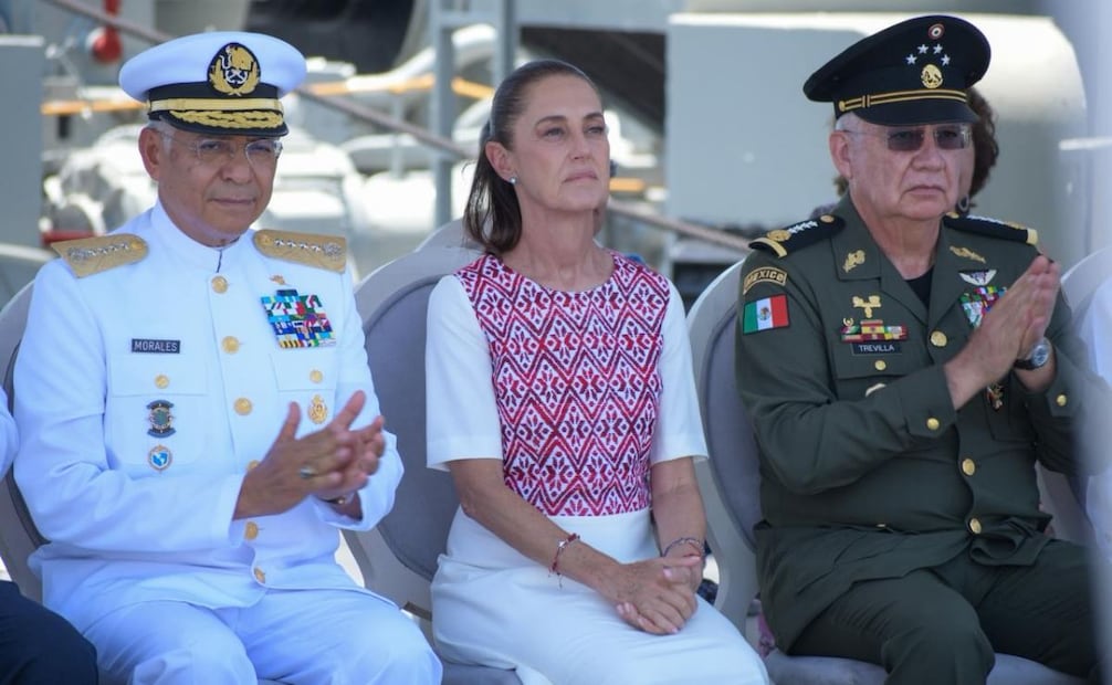 Claudia Sheinbaum encabezó la ceremonia del Día de la Marina Nacional (01/06/2026). Foto: Santiago cadena / EL UNIVERSAL