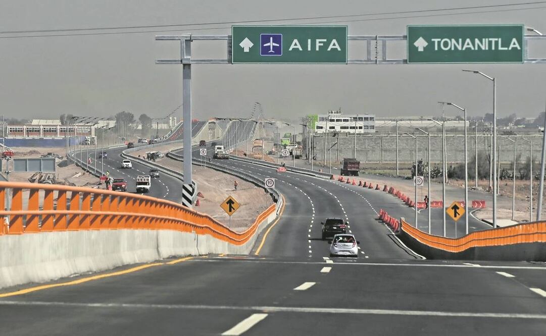 Aunque aún son pocos los automovilistas que transitan por el Camino Libre a Tonanitla, autoridades estiman que el aforo diario será de 40 mil unidades. Foto: Fernanda Rojas/ El UNIVERSAL
