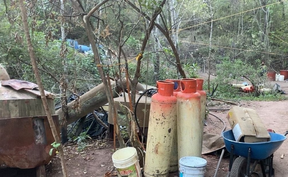 Laboratorio clandestino de cocimiento, en inmediaciones del poblado de Chacala, Durango. Foto: especial