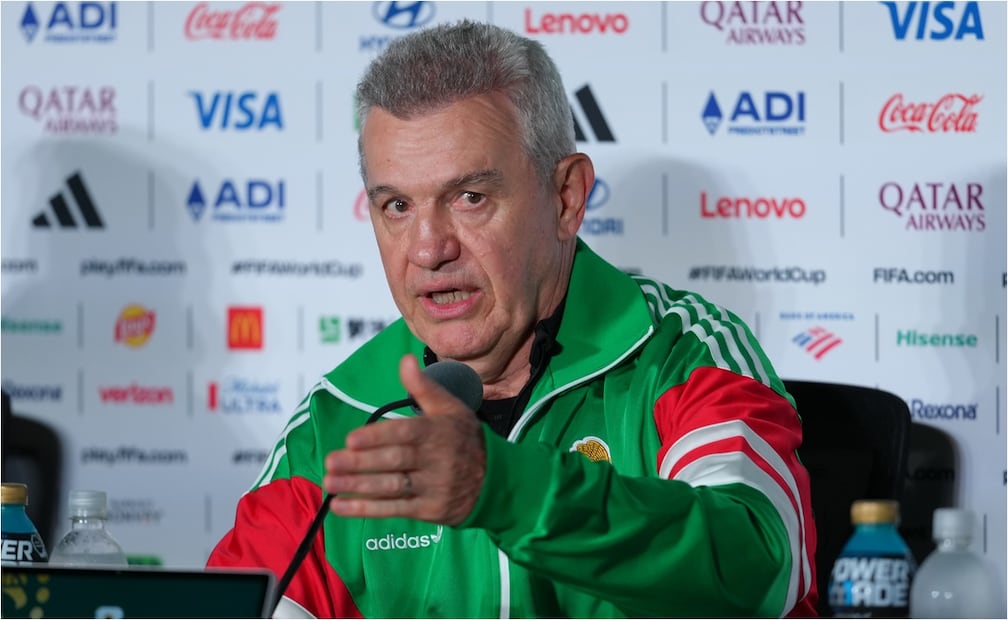 Javier Aguirre durante la conferencia de prensa, previo al México vs Corea del Sur en el Mundial de 2026 - Foto: Imago7