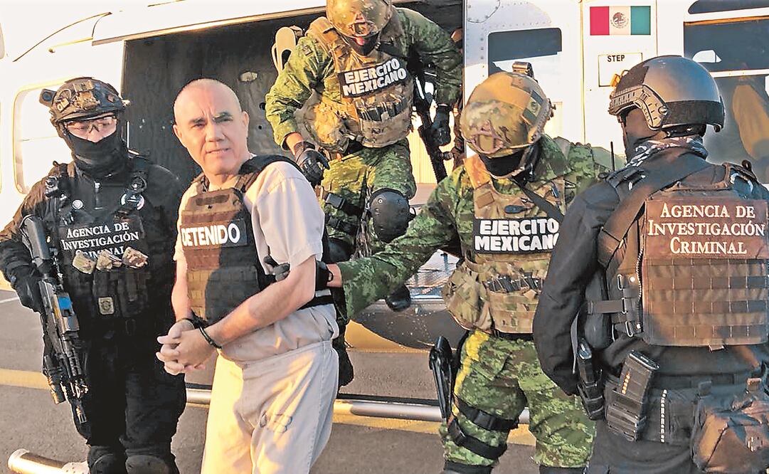 Durante la madrugada de ayer se entregó a Dámaso López Núñez a agentes de la DEA y del FBI en el Aeropuerto Internacional de Ciudad Juárez, Chihuahua (ESPECIAL)