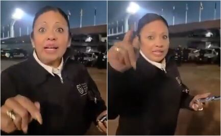 Captan a mujer discriminando a una policía en CU; usuarios la apodan “Lady pepitas”
