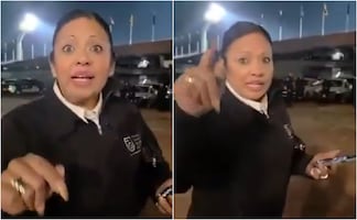 Captan a mujer discriminando a una policía en CU; usuarios la apodan “Lady pepitas”