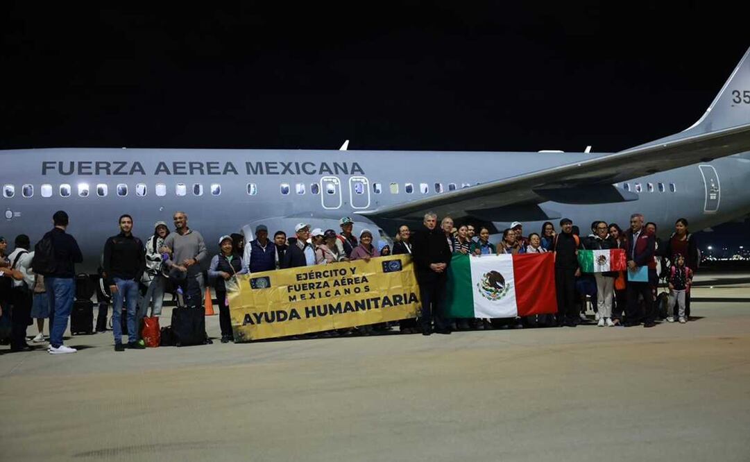Tercer y cuarto vuelo de la misión de Ayuda Humanitaria de la Secretaría de la Defensa Nacional (Sedena). Foto: SRE