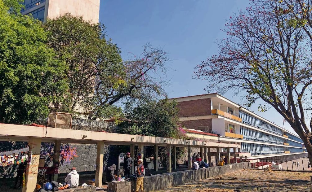 Alumnos en la Facultad de Filosofía y Letras de la UNAM. Foto: Diego Simón  Sánchez / EL UNIVERSAL