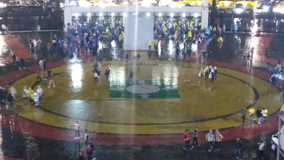 Héctor Alfonso Morales/ El UNIVERSAL. Punto de reunión en caso de sismo en el Estadio Azteca