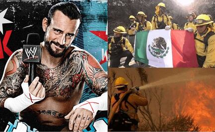 WWE: CM Punk agradece a los bomberos de México por ayudar en los incendios de Los Ángeles