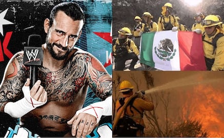 WWE: CM Punk agradece a los bomberos de México por ayudar en los incendios de Los Ángeles