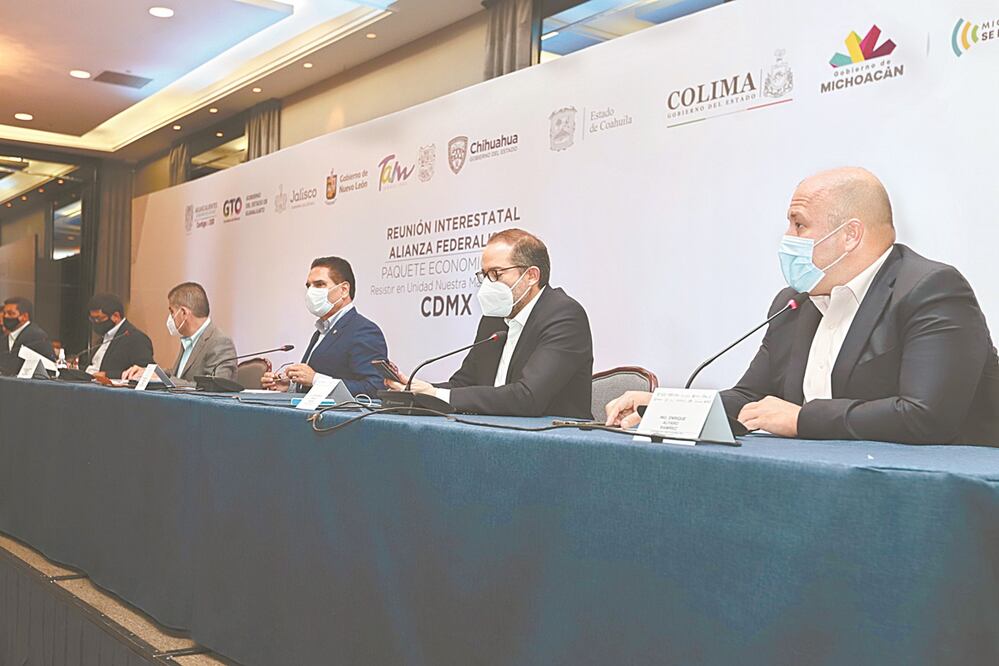 Los mandatarios de la Alianza Federalista extendieron una invitación al gobierno federal para trabajar de forma conjunta por el país. Foto: ARCHIVO EL UNIVERSAL
