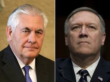 Donald Trump anuncia que Rex Tillerson deja secretaría de Estado; llega Mike Pompeo
