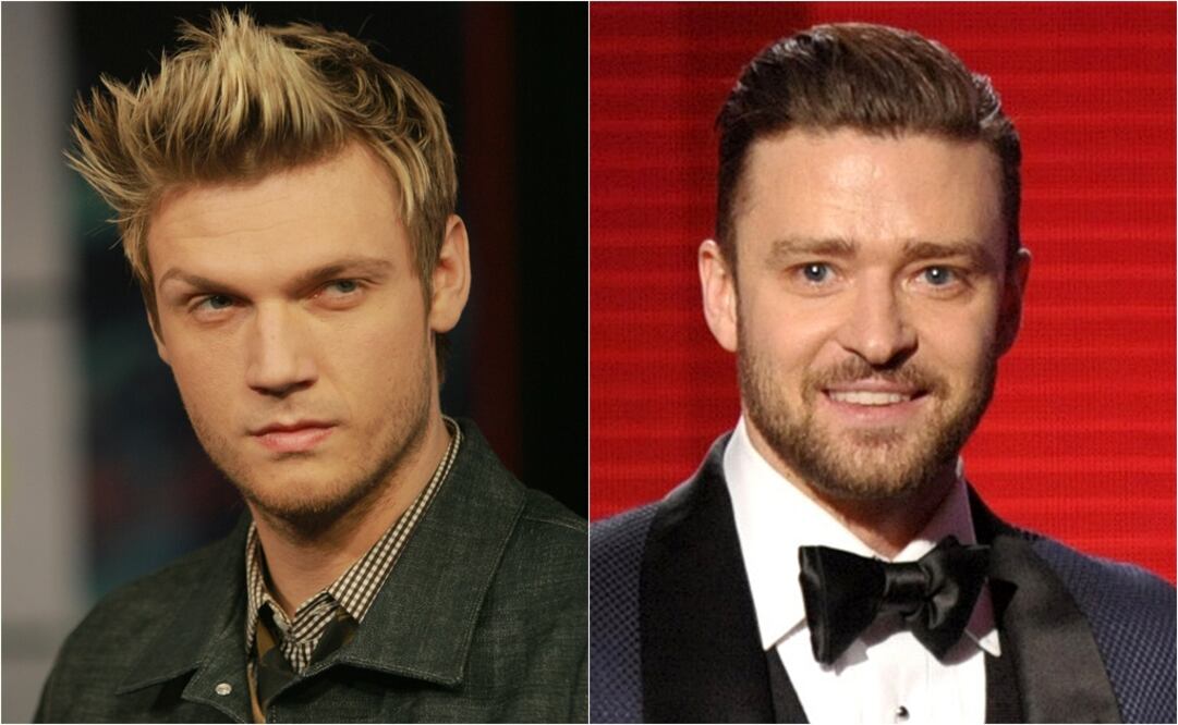 Las carreras de Nick Carter y Justin Timberlake como solistas no tomaron el mismo rumbo FOTO: ARCHIVO