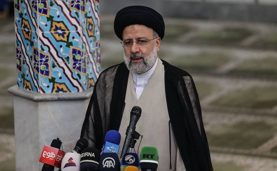 El presidente iraní, Ebrahim Raisi. El mandatario viajaba en un helicóptero que tuvo que hacer un aterrizaje de emergencia. Se desconoce su paradero. Foto: AFP/Archivo
