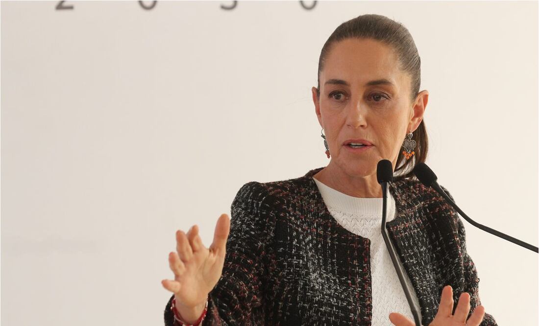 Claudia Sheinbaum, presidenta electa de México, se ha reunido con la Cámara de Comercio español. Foto: Francisco Rodríguez/EL UNIVERSAL