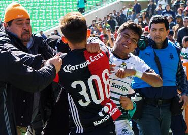 Final Sub-20 Santos vs Atlas terminó en golpes